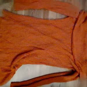 Off shoulder sweater